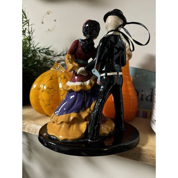 Blue Sky Clayworks Halloween Day of the Dead Dancing Couple Skeleton‎ Figurine - Picture 10 of 11